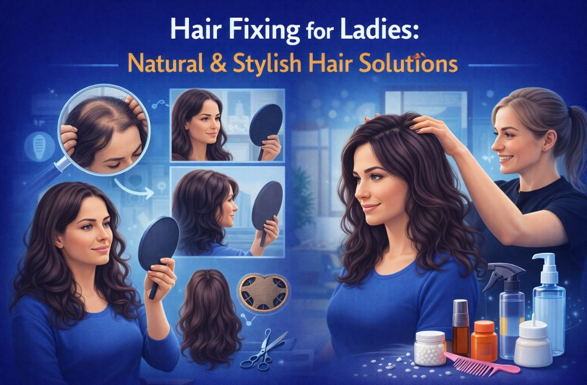 Hair Fixing for Ladies: Natural & Stylish Hair Solutions