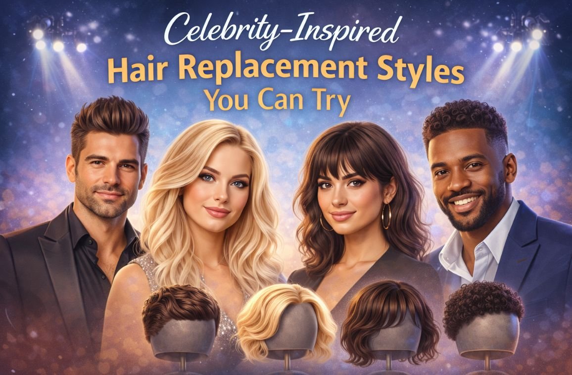 Celebrity-Inspired Hair Replacement Styles You Can Try