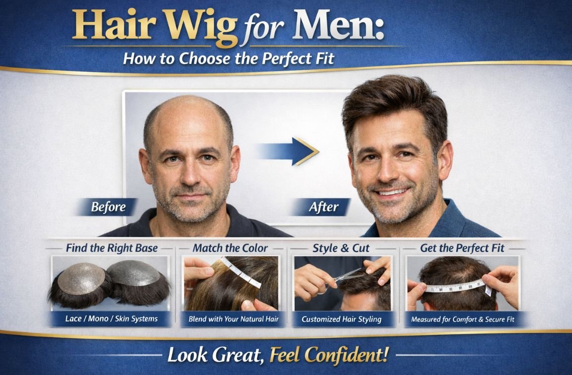 Hair Wig for Men: How to Choose the Perfect Fit