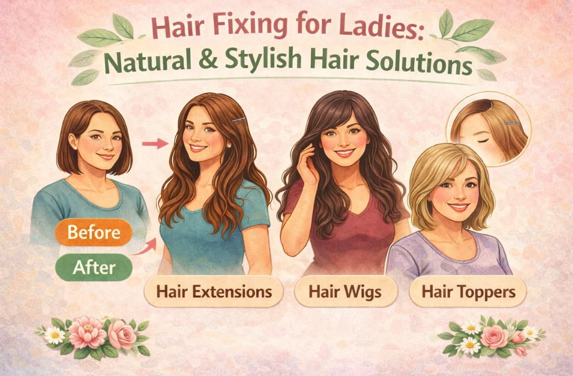 Hair Fixing for Ladies: Natural & Stylish Hair Solutions