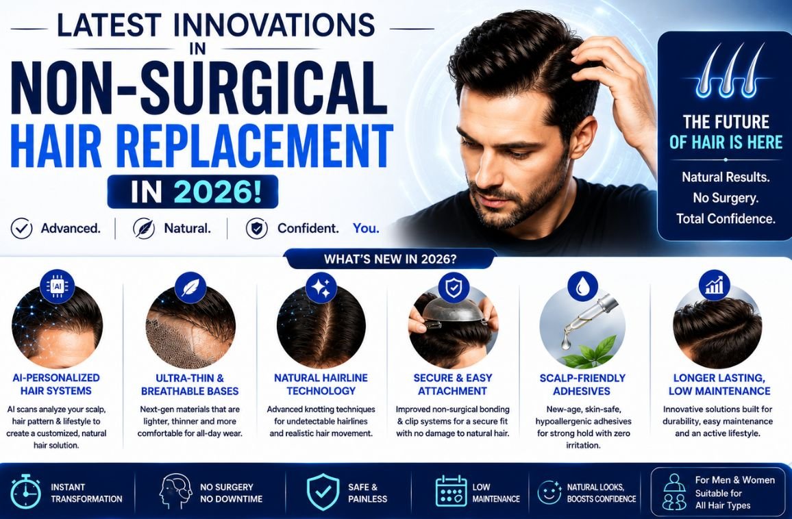 Latest Innovations in Non-Surgical Hair Replacement in 2026!