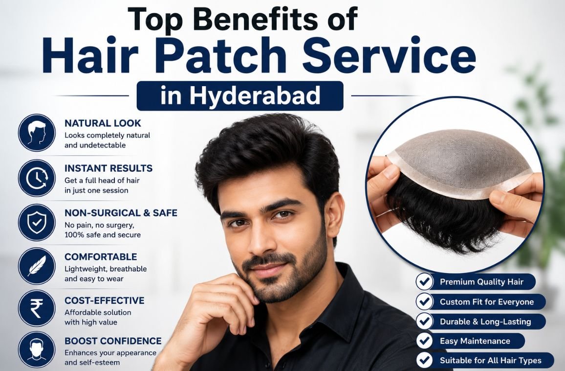 Top Benefits of Hair Patch Service in Hyderabad