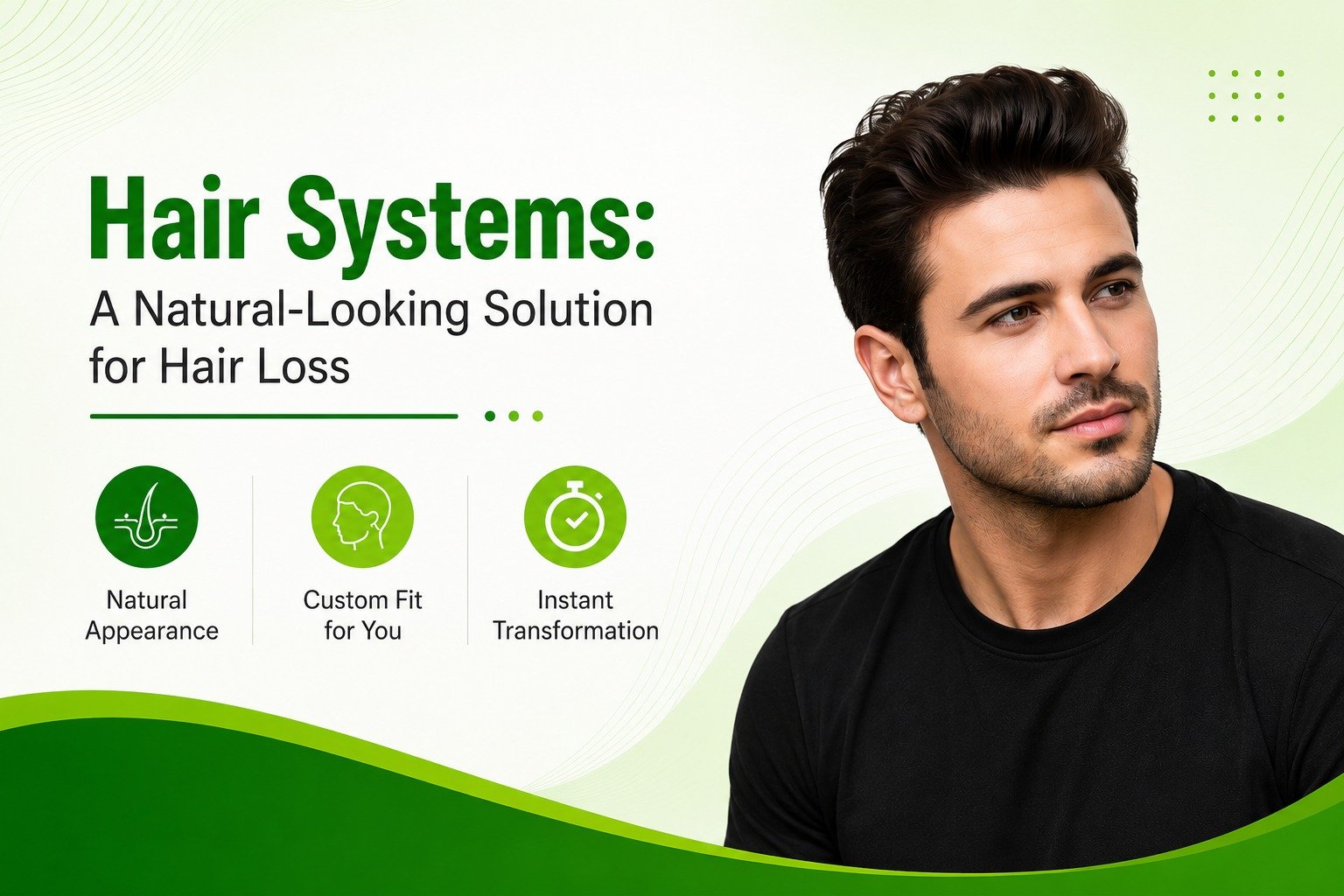 Choosing a hair system in Hyderabad for natural-looking hair